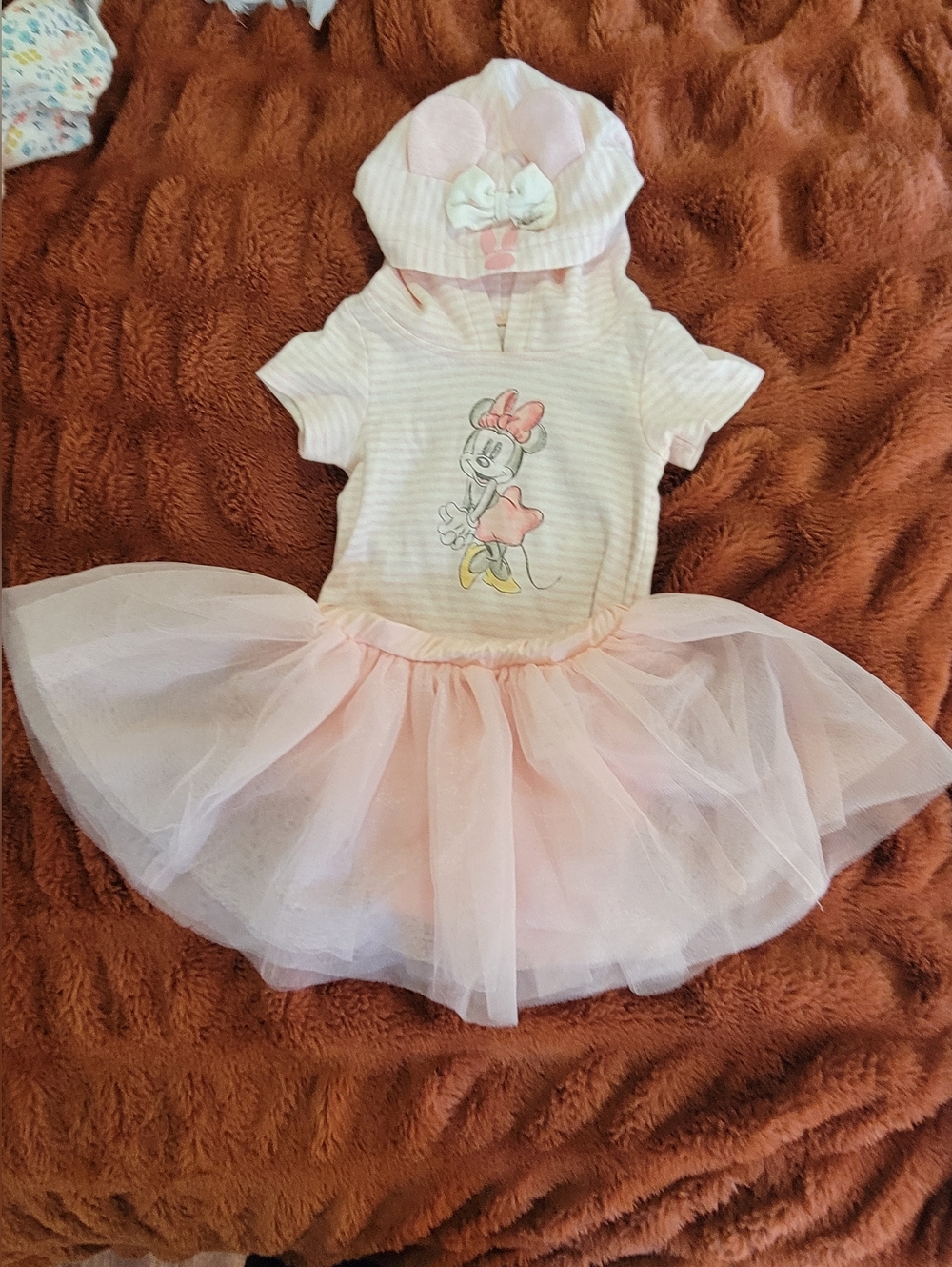 3 Set: Carters Mommys Little Girl, Disney Minnie Mouse & 1st Impressions Tutus